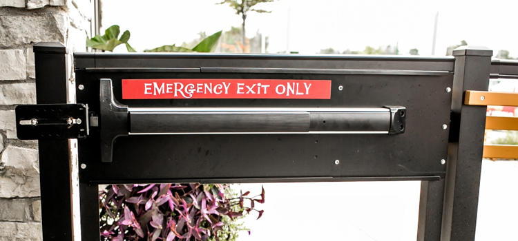 emergency push bar installation in Lauderdale Lakes