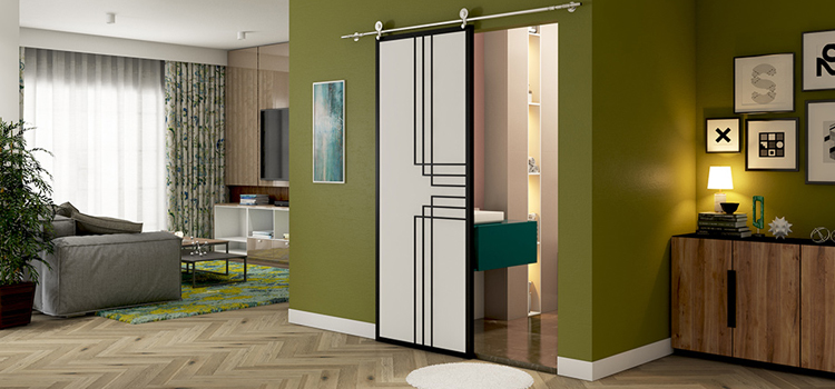 sliding bathroom door installation in Lauderdale Lakes